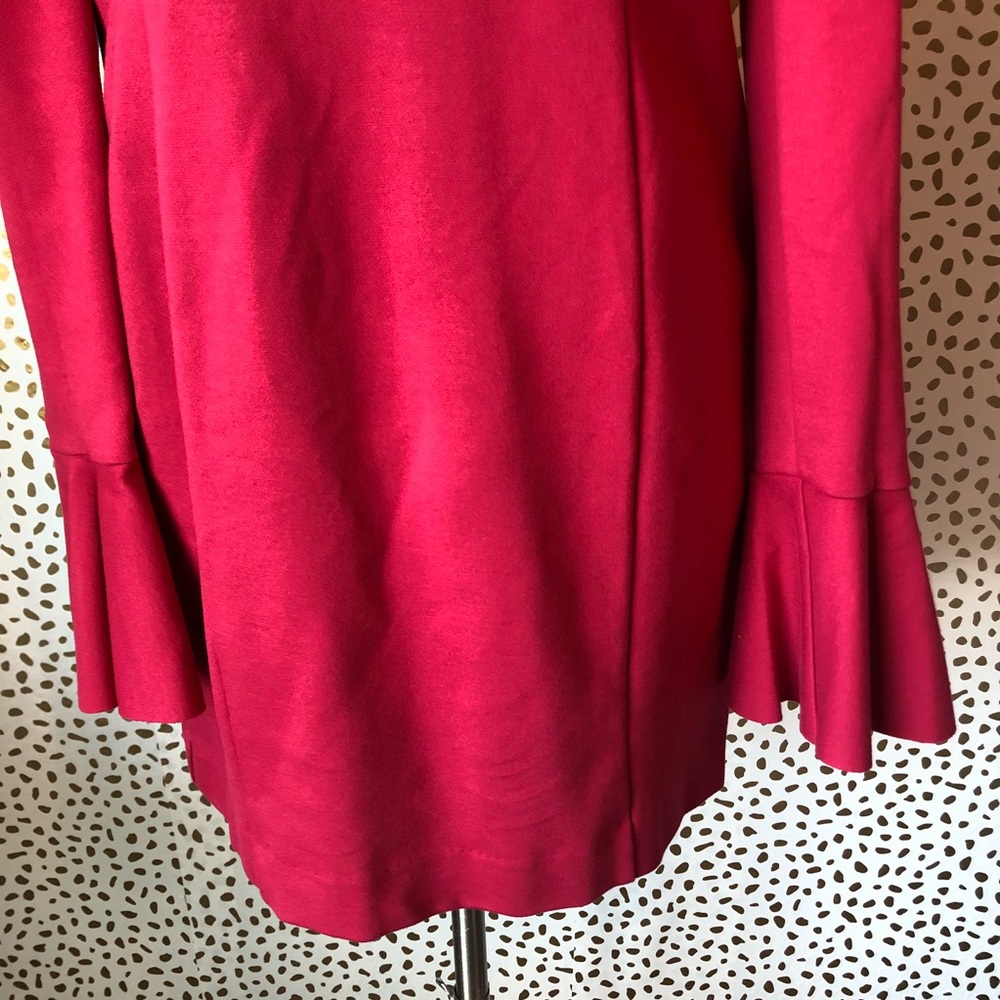 NWOT Free People Cold Shoulder Bodycon Dress - Picture 4 of 5